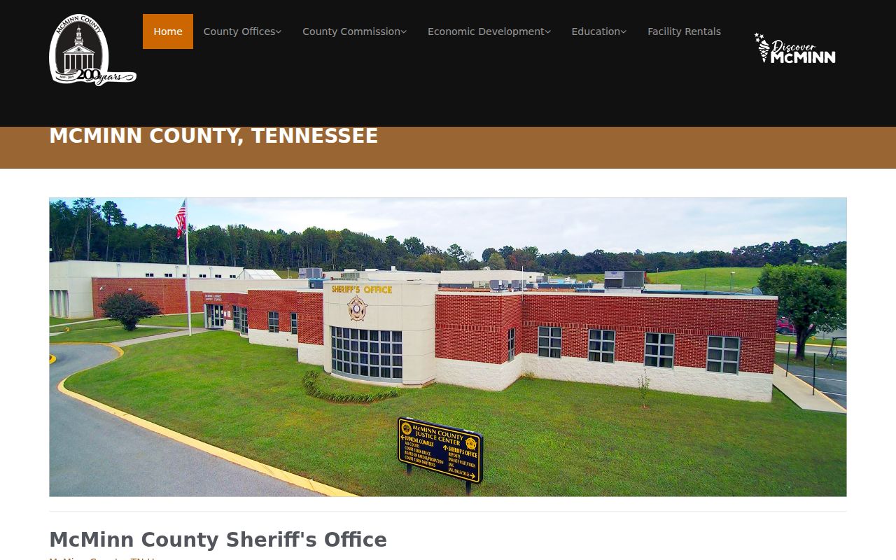 McMinn County arrest history sheriff booking information