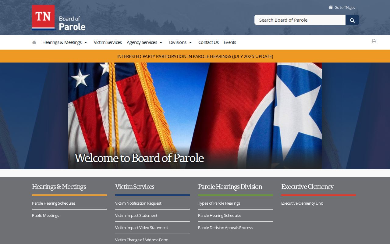 McMinn County criminal history Tennessee Board of Parole information